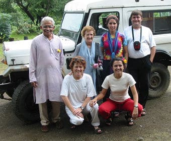 Isabel Martin with team at Creative Handicrafts