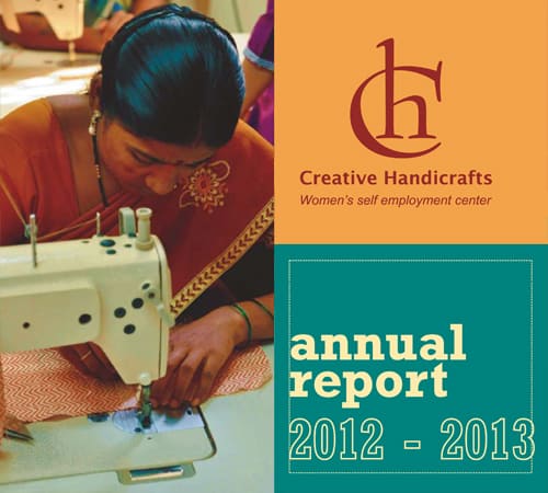 Creative Handicrafts Annual Report cover 2012-2013