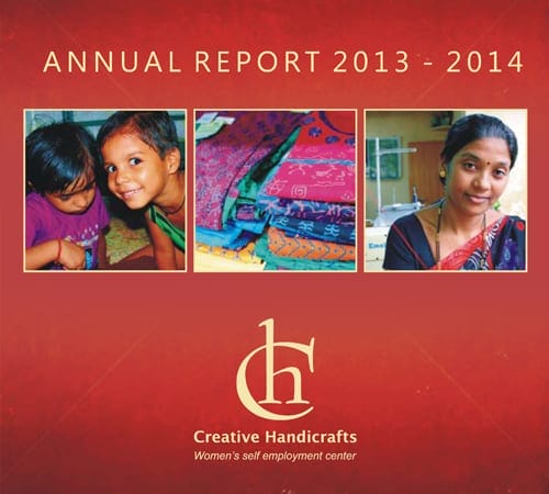 Creative Handicrafts Annual Report cover 2013-2014