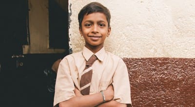 Boy sponsored by Creative Handicrafts