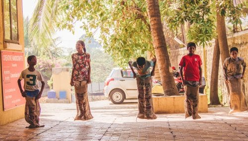 Sports day for children sponsored by Creative Handicrafts
