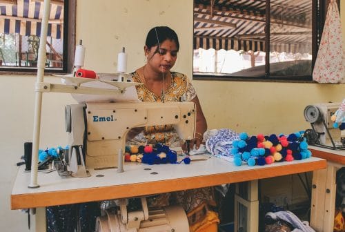 Creative Handicrafts upgraded to electric sewing machines