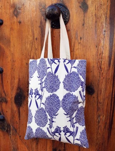Creative Handicrafts blue flowers bag - CH-160105