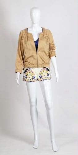 Creative Handicrafts Blosson satin cotton jacket