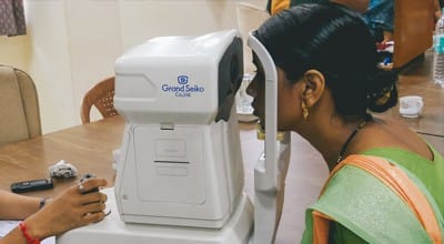 Creative Handicrafts eye checkup